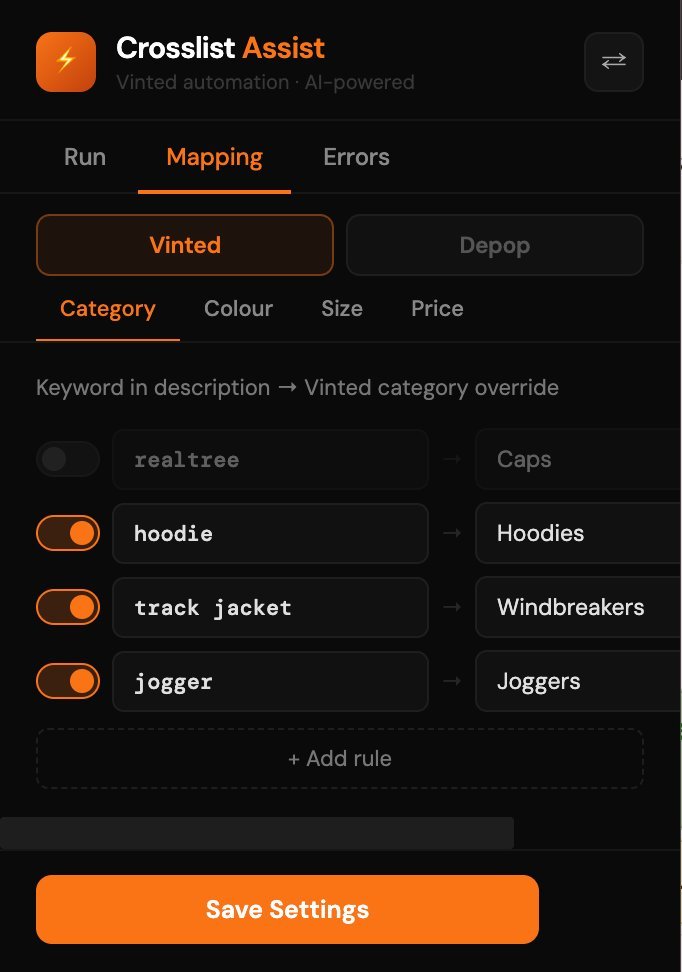 Category mapping